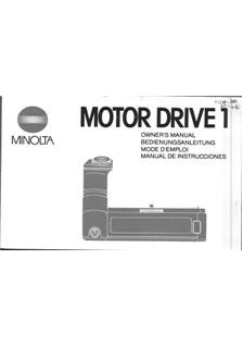 Minolta Motors manual. Camera Instructions.